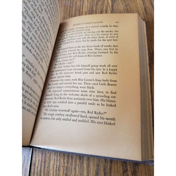 Red Ryder and the Secret of Wolf Canyon by Fred Harman 1941 Illustrated HC - Picture 10 of 14